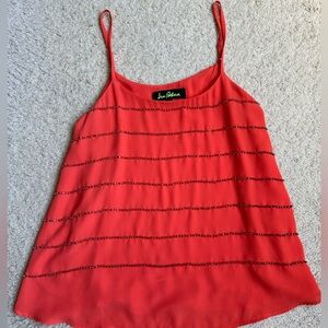Sam Edelman coral tank top, size S